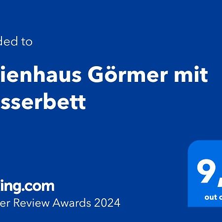 Schmölln Ferienhaus Goermer Mit Wasserbett מראה חיצוני תמונה