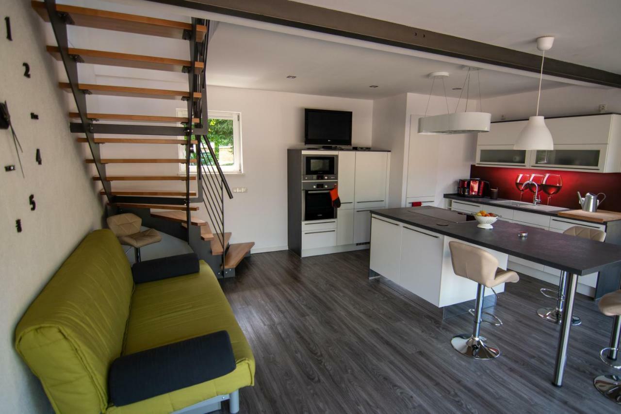 Schmölln Ferienhaus Goermer Mit Wasserbett מראה חיצוני תמונה